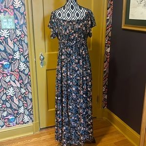 Motherhood Maternity Size L Prairie Flutter Dress